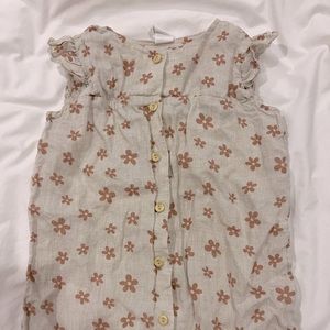 H&M floral onesie